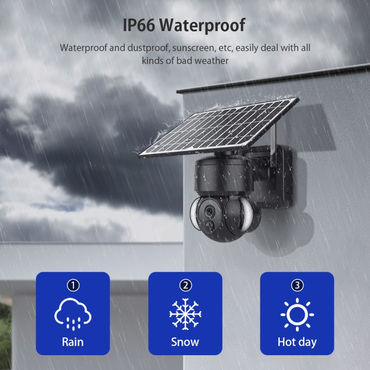 SHIWOJIA IP66 Waterproof 4G 3MP Solar Dome IP Camera, Two-way Audio & PIR Motion Detection & Night Vision, EU, AU, US SHIWOJIA IP66 Waterproof 4G 3MP Solar Dome IP Camera, Two-way Audio & PIR Motion Detection & Night Vision, EU, AU, US